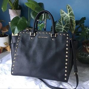 Michael Kors Kora Studded Handbag
